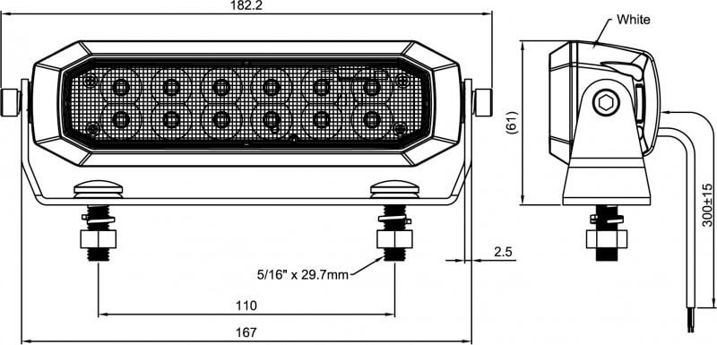 No.10272 LED-12 SQ ｜ 2020年度 新製品, マリン用LEDライト, マリン用LEDライト本体 ｜リガーマリンエンジニアリング