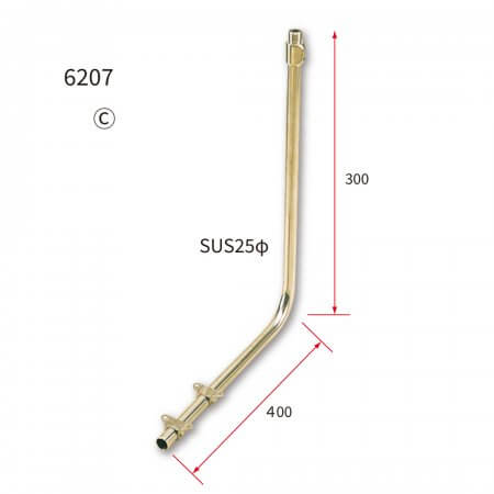 No.6207 レーダーベース用GPSアンテナポール