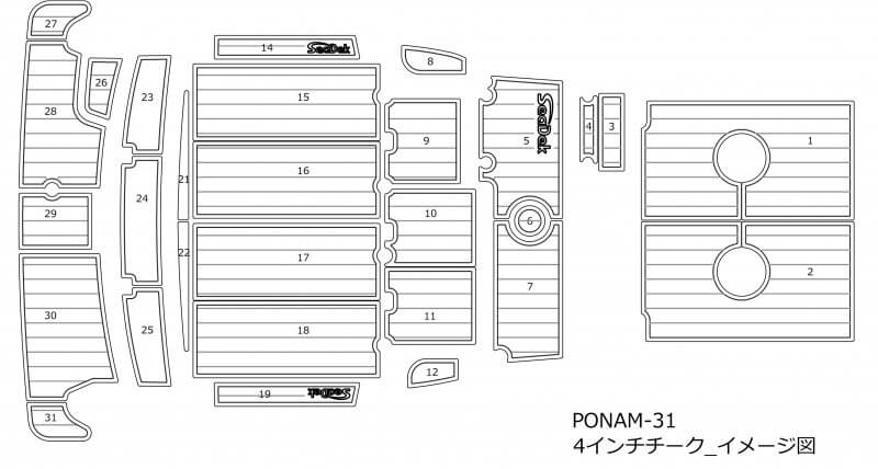 TOYOTA PONAM31 SEADEK